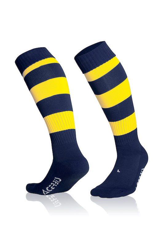 ACERBIS DOUBLE SOCKS BLUE YELLOW [Pack of 5]