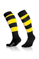 ACERBIS DOUBLE SOCKS BLACK YELLOW [Pack of 5]