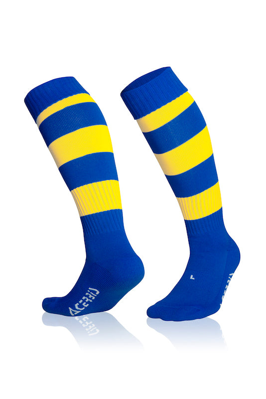 ACERBIS DOUBLE SOCKS ROYAL BLUE YELLOW [Pack of 5]