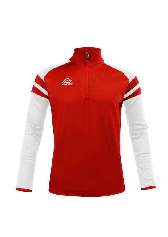 ACERBIS KEMARI 1/2 ZIP SWEATSHIRT RED WHITE