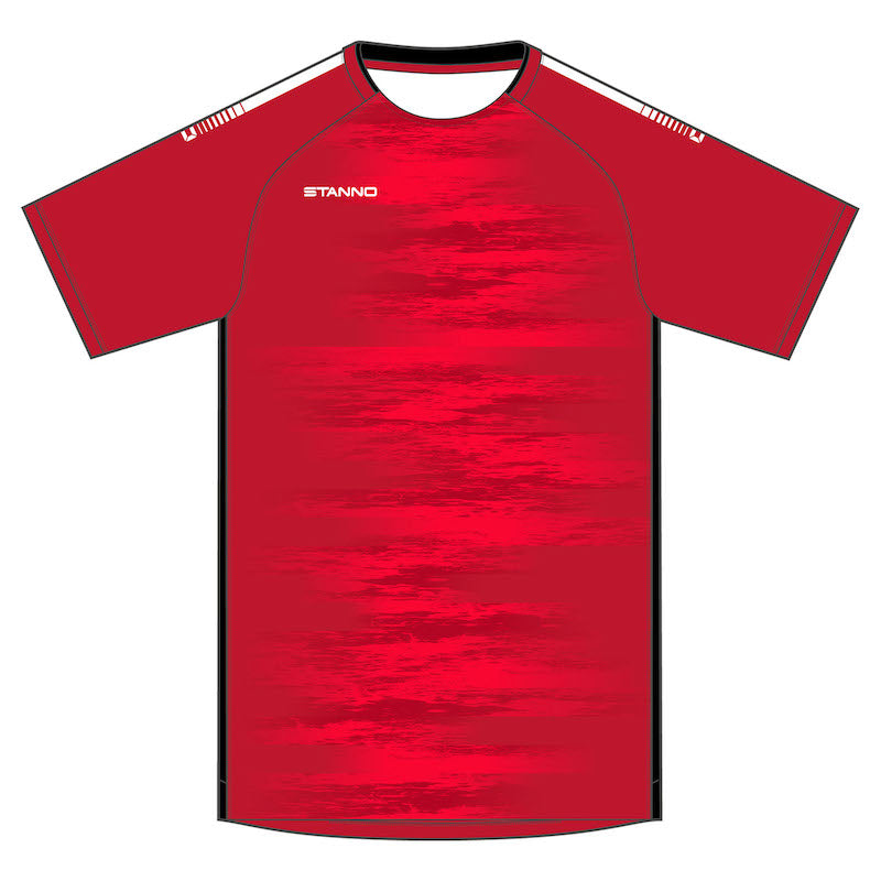 STANNO HOLI II SS JERSEY RED WHITE BLACK