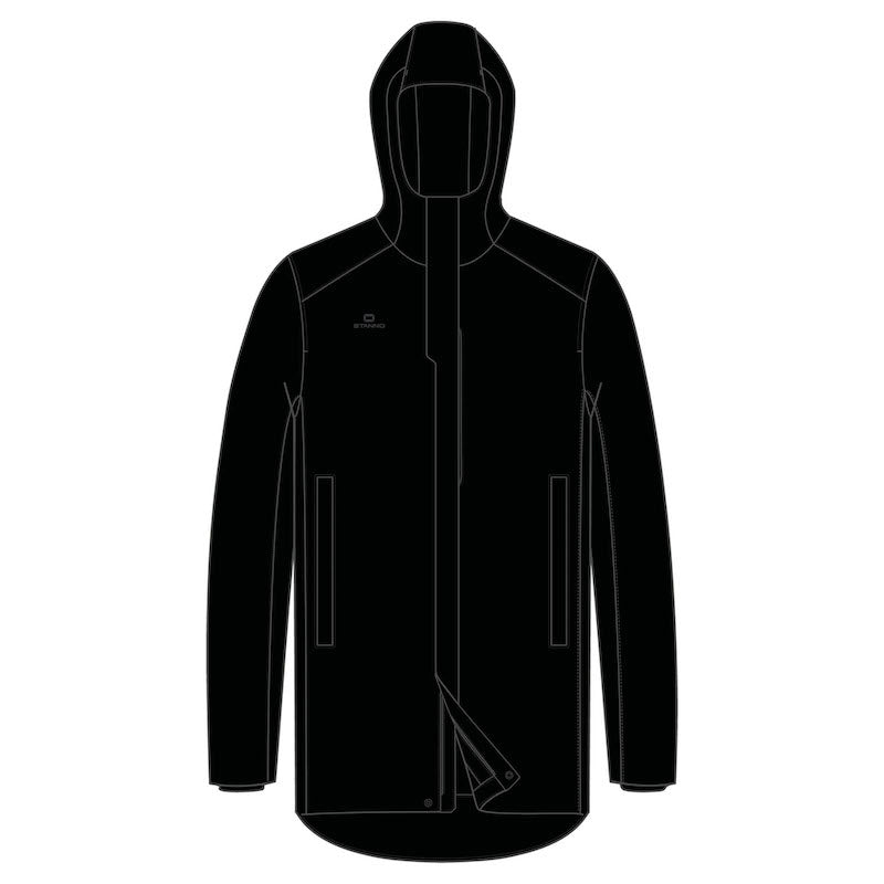 STANNO PRIME PADDED COACH JACKET BLACK