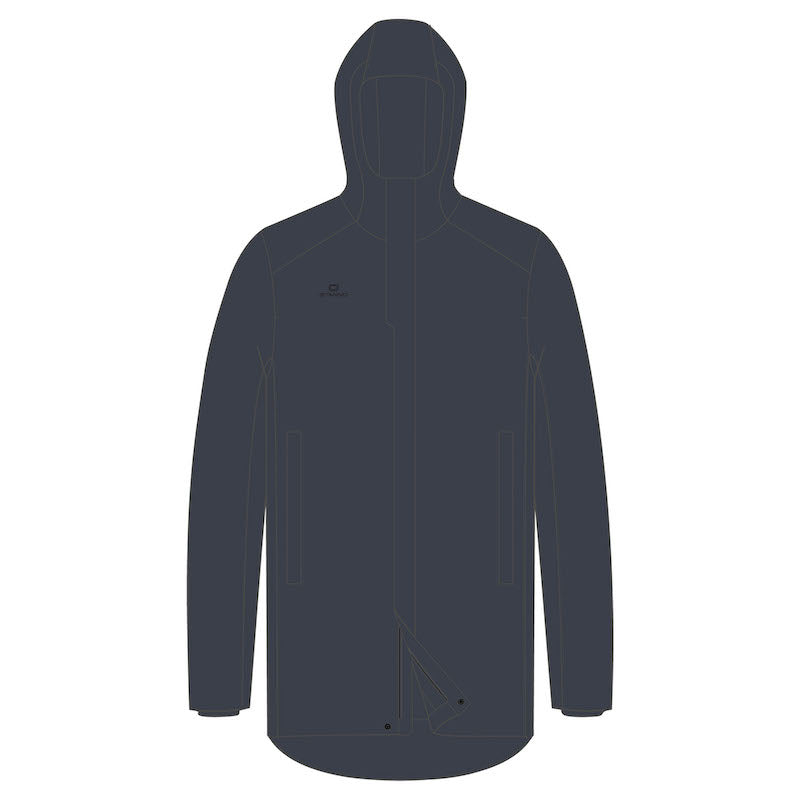 STANNO PRIME PADDED COACH JACKET ANTHRACITE