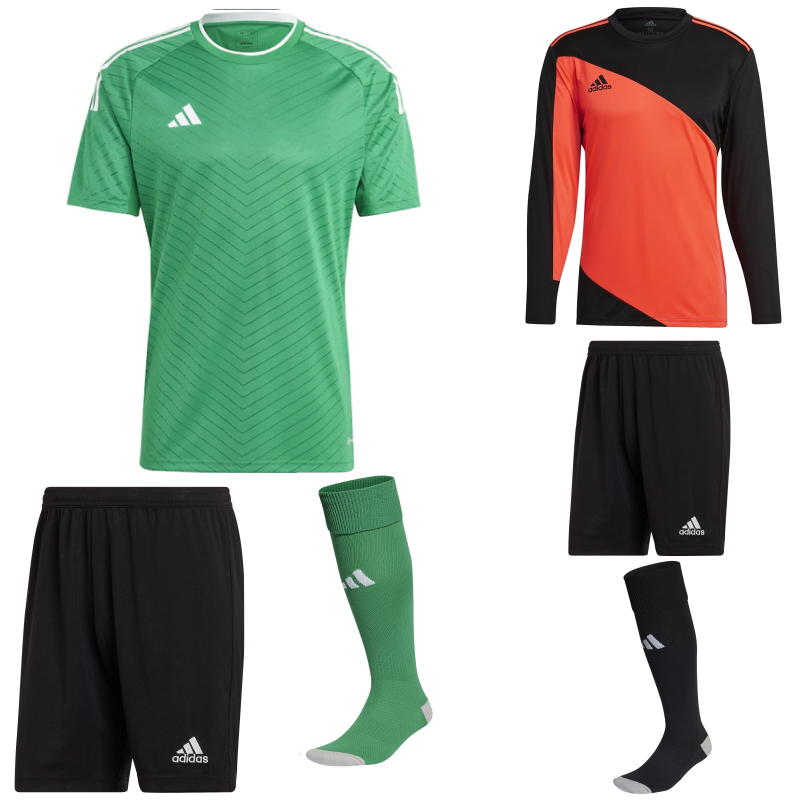 ADIDAS CAMPEON 23 SS KIT BUNDLE TEAM GREEN