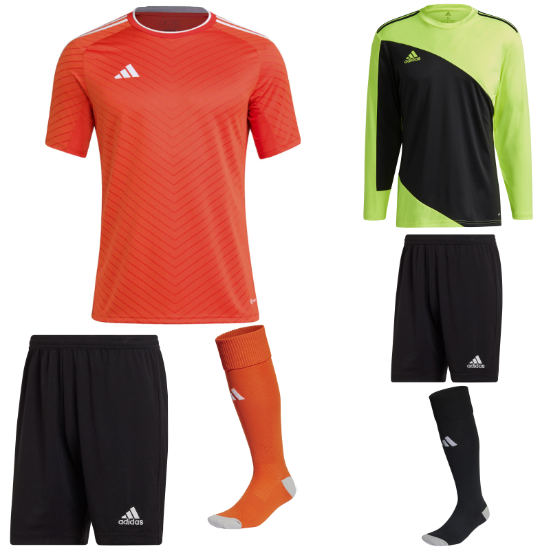 Orange adidas soccer shorts deals