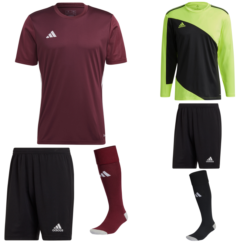 ADIDAS TABELA 23 SS KIT BUNDLE TEAM MAROON 2 WHITE