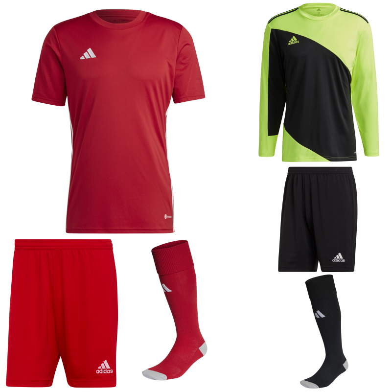 ADIDAS TABELA 23 SS KIT BUNDLE TEAM POWER RED 2 WHITE