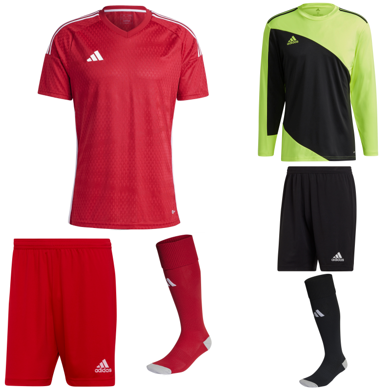 ADIDAS TIRO 23 COMPETITION MATCH SS KIT BUNDLE TEAM POWER RED/WHITE