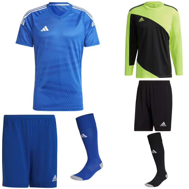 ADIDAS TIRO 23 COMPETITION MATCH SS KIT BUNDLE TEAM ROYAL BLUE/WHITE