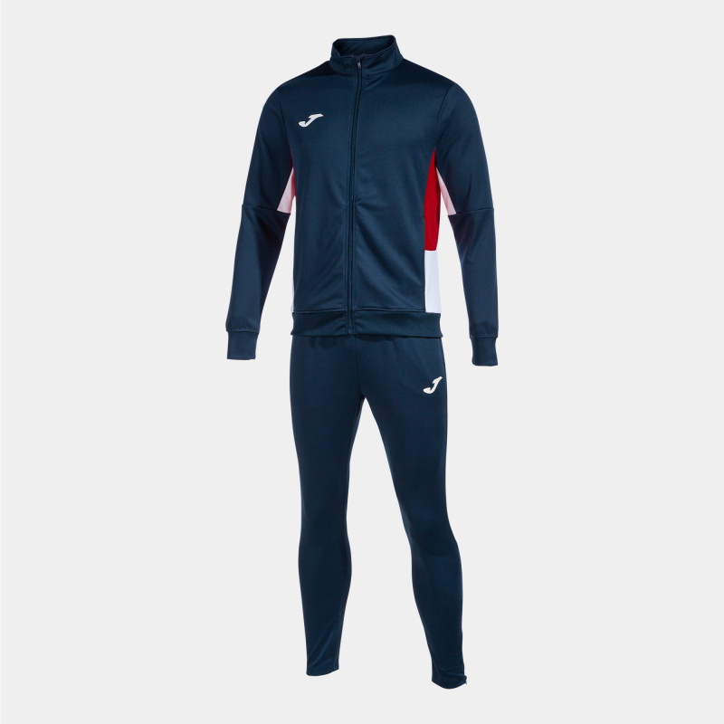 JOMA DANUBIO II TRACKSUIT DARK NAVY RED WHITE