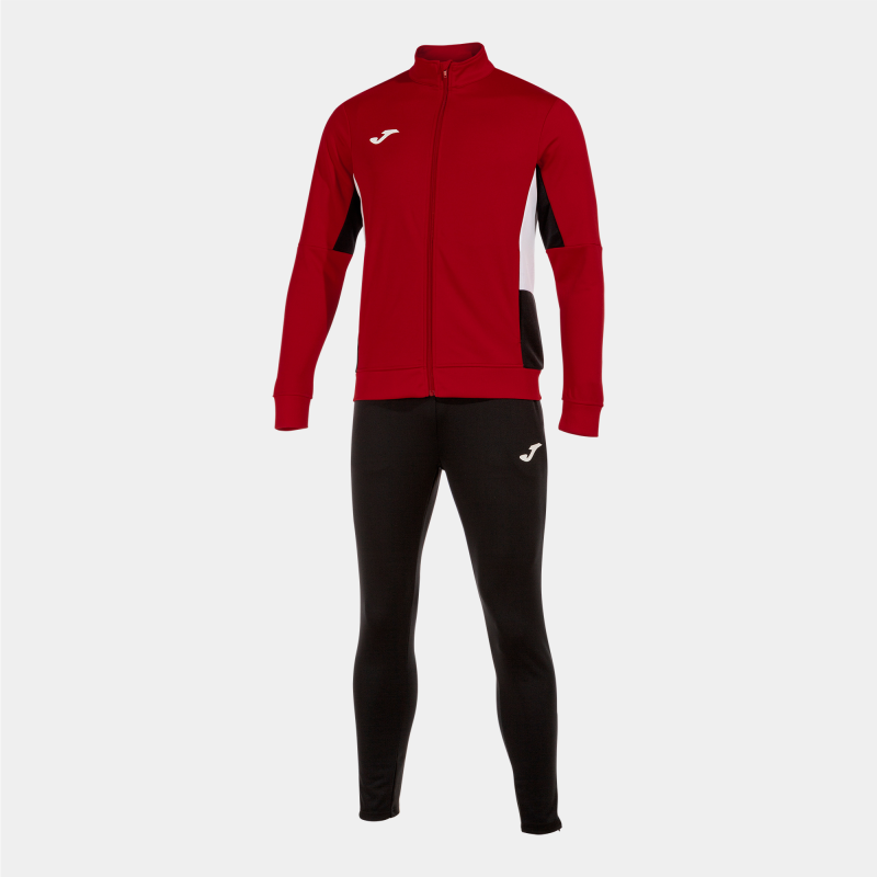 JOMA DANUBIO II TRACKSUIT BLACK RED WHITE