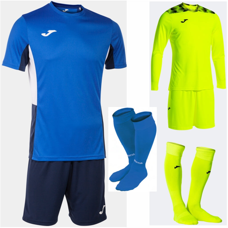 JOMA DANUBIO II SS KIT BUNDLE ROYAL/DARK NAVY/WHITE