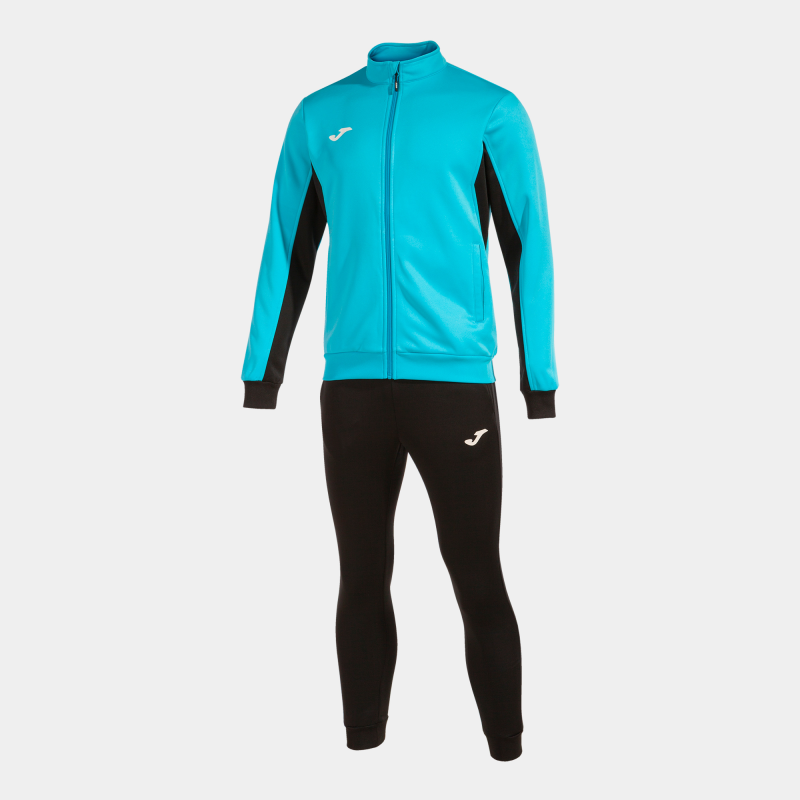 JOMA DERBY TRACKSUIT BLACK/BLUE ATOLL