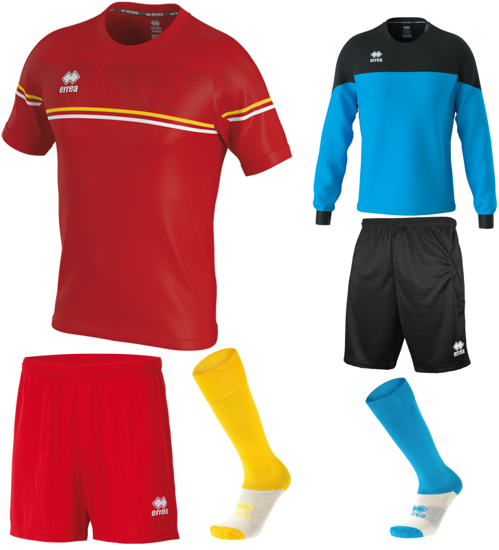 ERREA DIAMANTIS SS KIT BUNDLE RED YELLOW WHITE