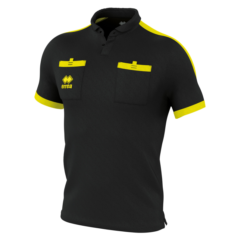 ERREA DOUG SS REFEREE JERSEY BLACK/FLUO YELLOW