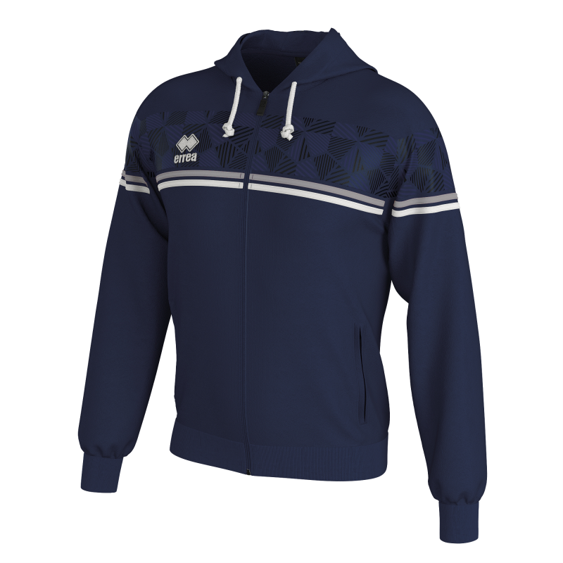ERREA DRAGOS FULL ZIP HOODIE NAVY/GREY/WHITE