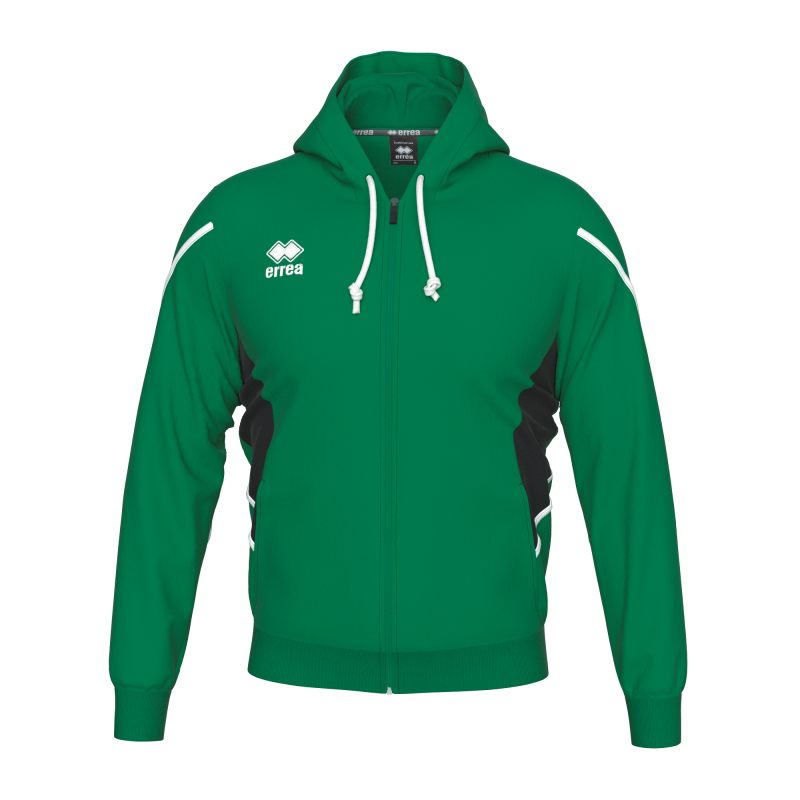 ERREA CLANCY FULL ZIP HOODY GREEN BLACK WHITE