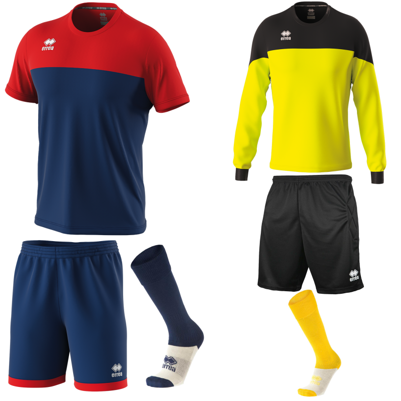 ERREA BRANDON SS KIT BUNDLE NAVY RED