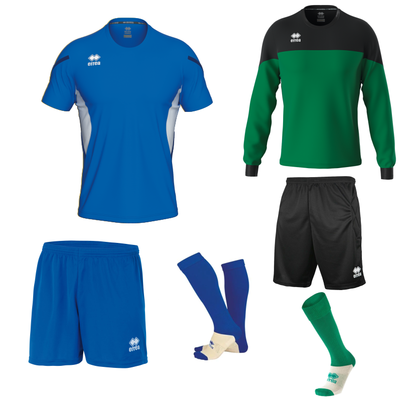 ERREA CURTIS SS KIT BUNDLE BLUE WHITE NAVY