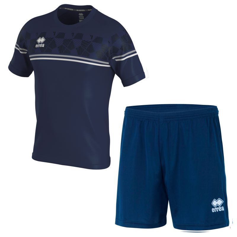 ERREA DIAMANTIS SET WITH NEW SKIN SHORT NAVY GREY WHITE