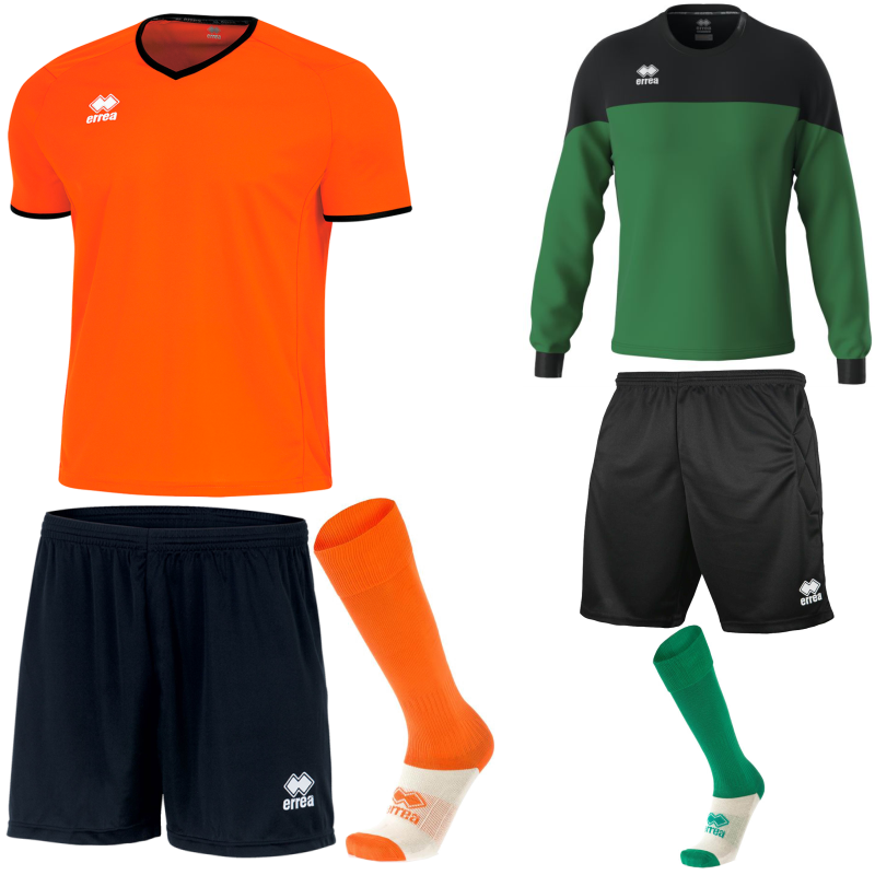 ERREA LENNOX SS KIT BUNDLE ORANGE BLACK