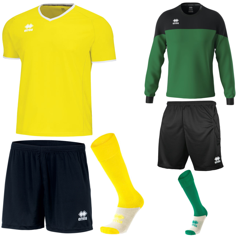 ERREA LENNOX SS KIT BUNDLE FLUO YELLOW WHITE