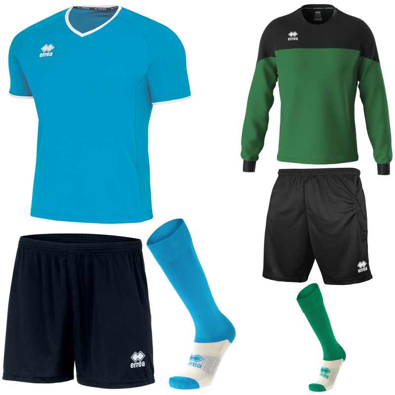 ERREA LENNOX SS KIT BUNDLE CYAN WHITE