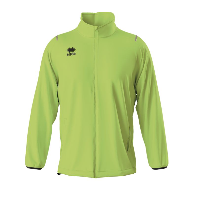 ERREA PRESSING RAIN JACKET GREEN FLUO