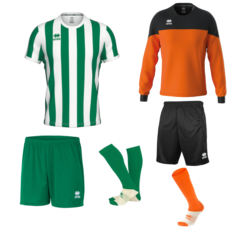 ERREA STRIP SS KIT BUNDLE GREEN WHITE