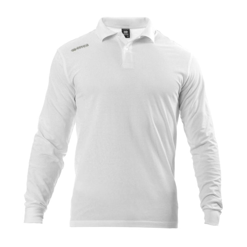 ERREA TEAM COLOURS LS POLO WHITE