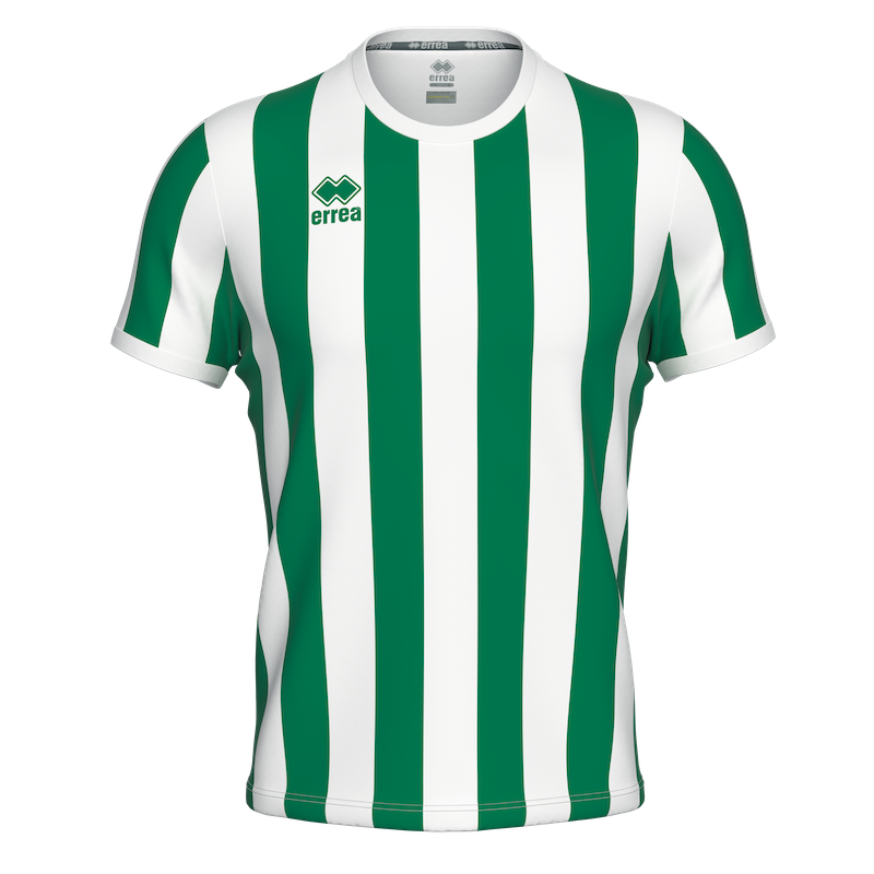 ERREA STRIP SS JERSEY GREEN WHITE – Team Sport Direct