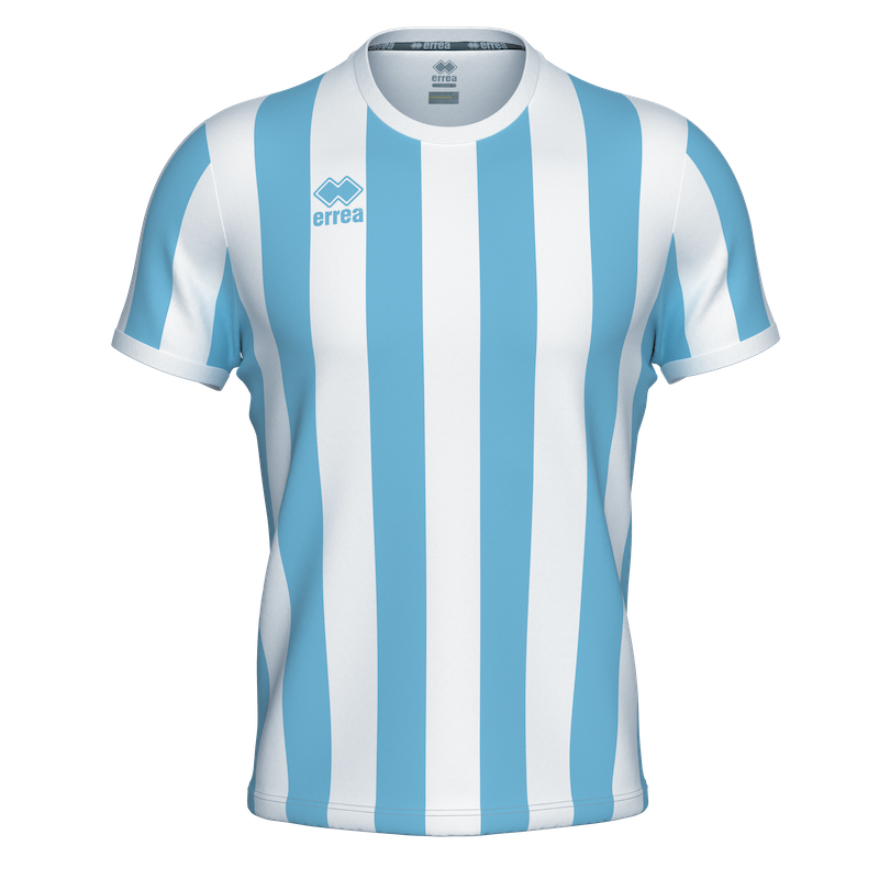 ERREA STRIP SS JERSEY SKY BLUE WHITE