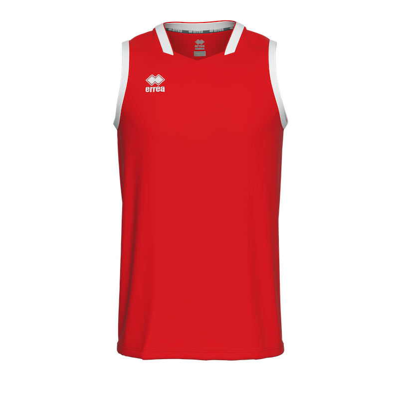 ERREA MAGIC BASKETBALL VEST RED WHITE