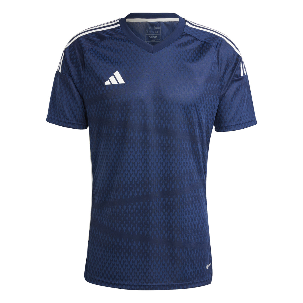 ADIDAS TIRO 23 COMPETITION MATCH SS JERSEY TEAM NAVY BLUE WHITE