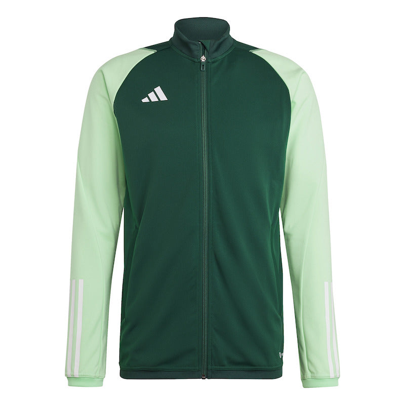 ADIDAS TIRO 23 COMPETITION TRAINING JACKET TEAM DARK GREEN BEAM GREEN