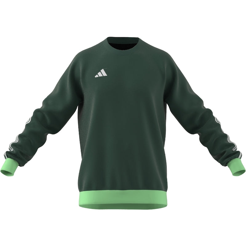 ADIDAS TIRO 23 COMPETITION COTTON CREW TOP TEAM DARK GREEN