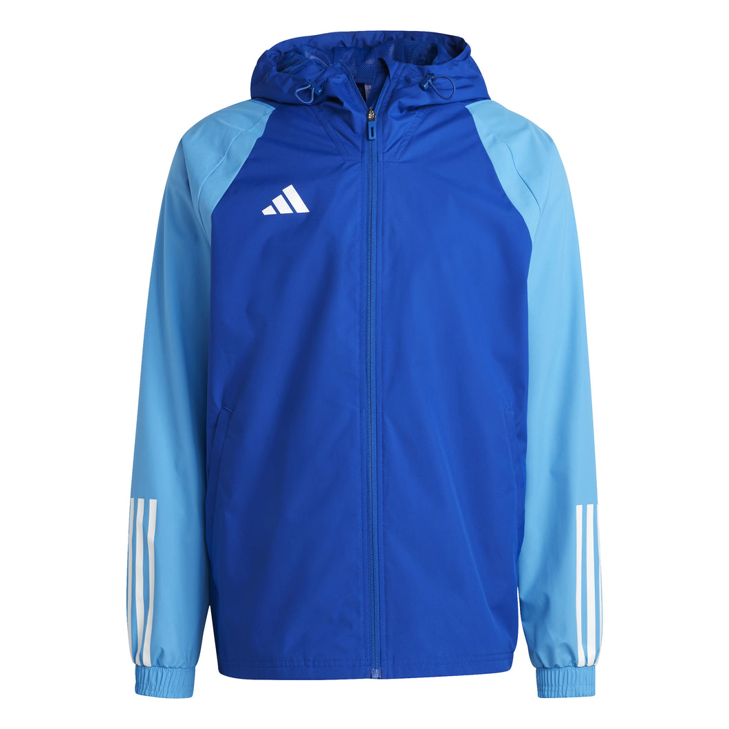 ADIDAS TIRO 23 COMPETITION ALL WEATHER JACKET TEAM ROYAL BLUE PULSE BLUE