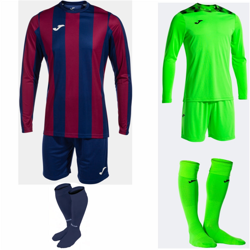 JOMA INTER CLASSIC LS KIT BUNDLE DARK BLUE/DARK ROYAL