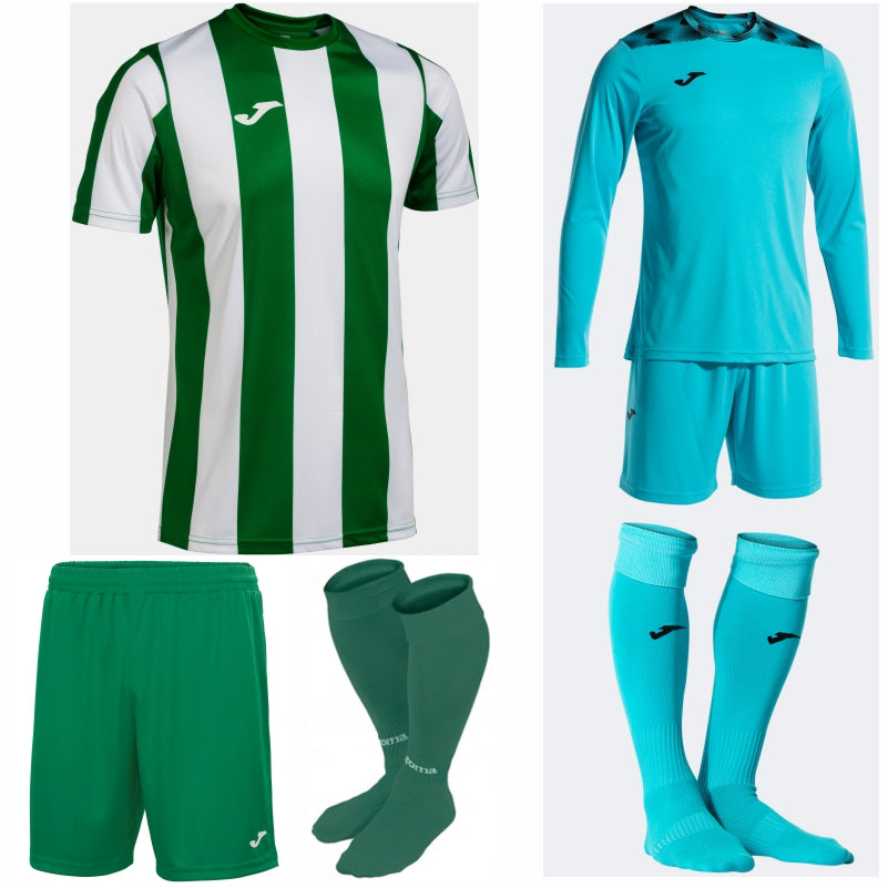 JOMA INTER CLASSIC SS KIT BUNDLE GREEN MEDIUM/WHITE