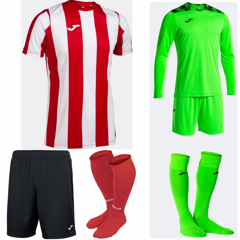 JOMA INTER CLASSIC SS KIT BUNDLE RED/WHITE