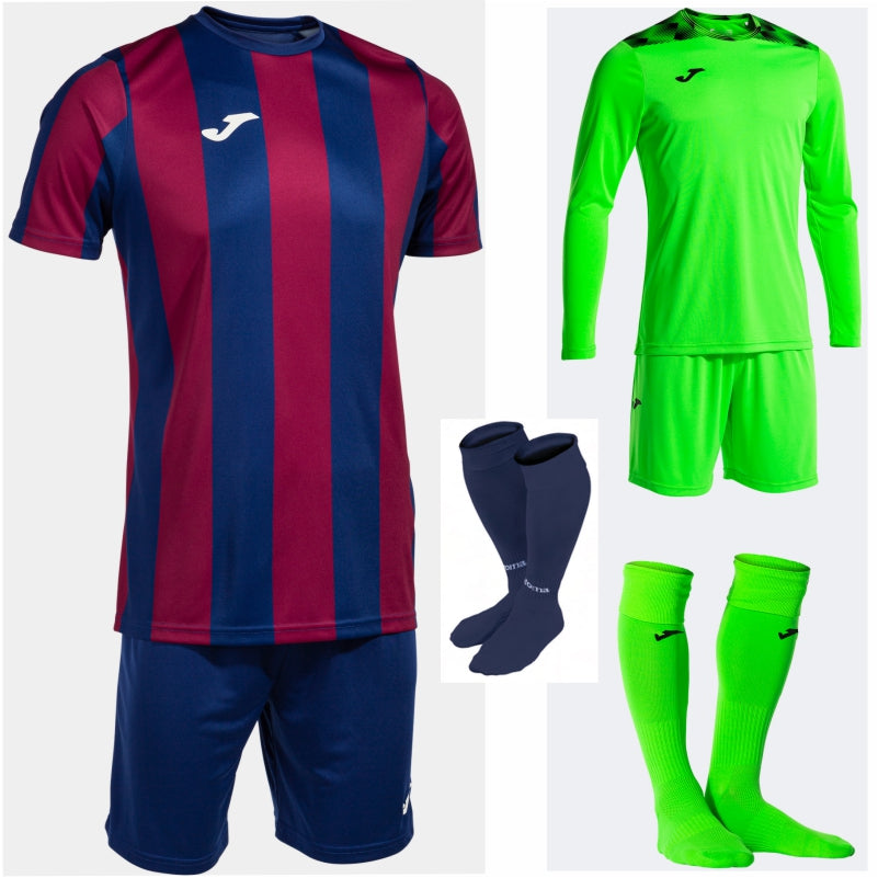 JOMA INTER CLASSIC SS KIT BUNDLE DARK BLUE/DARK ROYAL