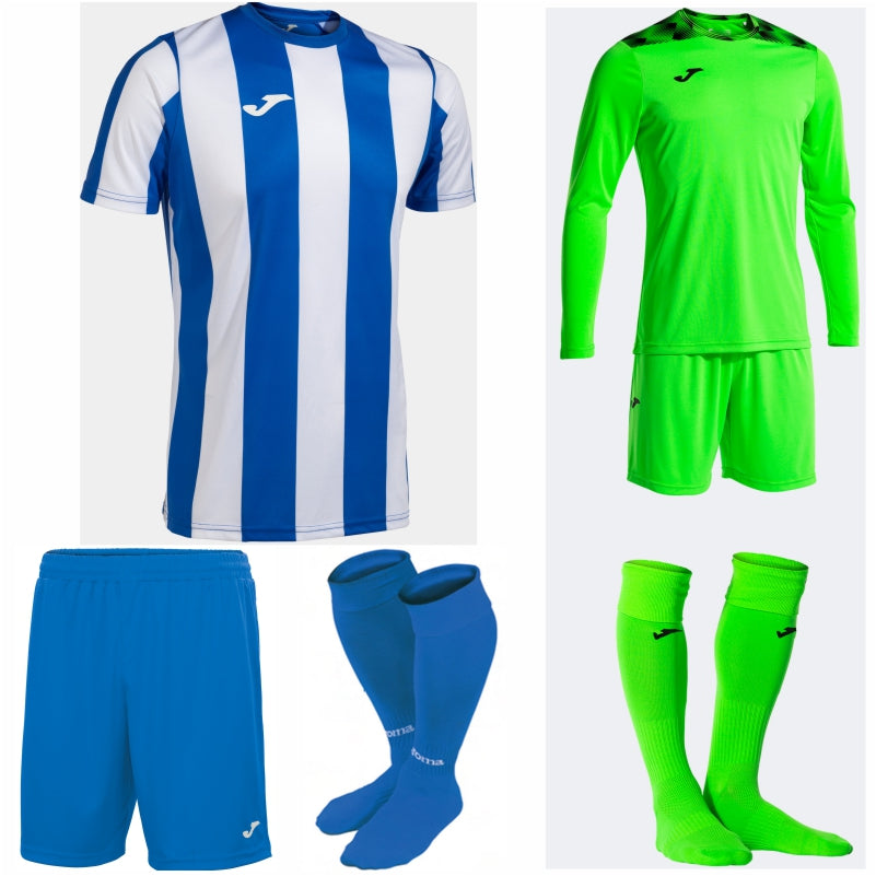 JOMA INTER CLASSIC SS KIT BUNDLE ROYAL/WHITE