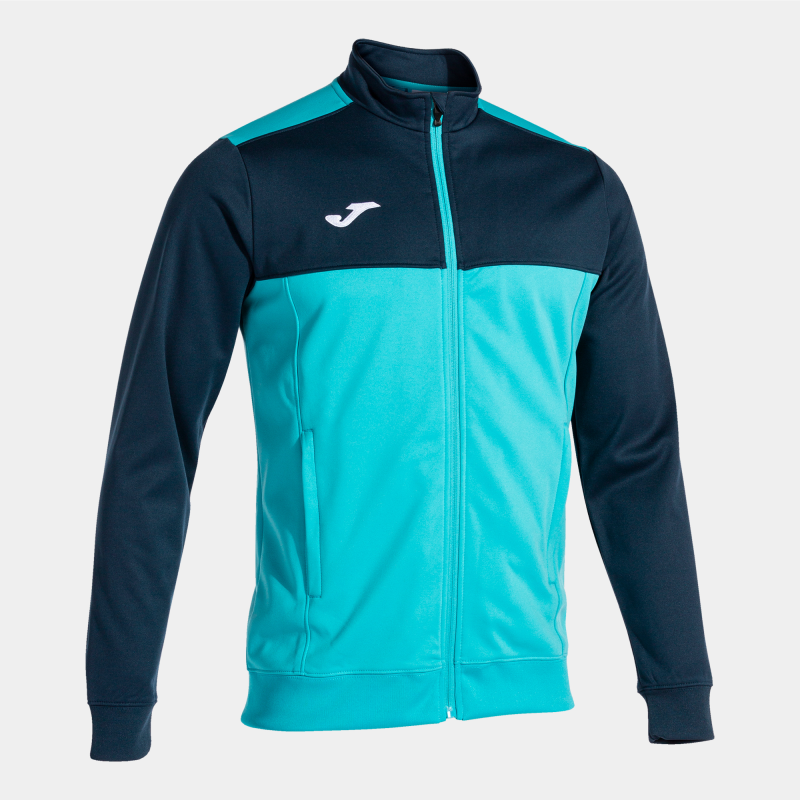 Joma Winner Tracksuit Top Turquoise Fluor/Dark Navy