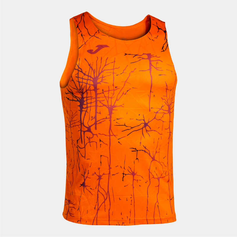 JOMA ELITE IX TANK TOP ORANGE BLACK