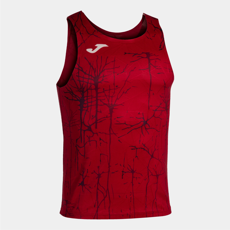 JOMA ELITE IX TANK TOP RED BLACK SCOOTER