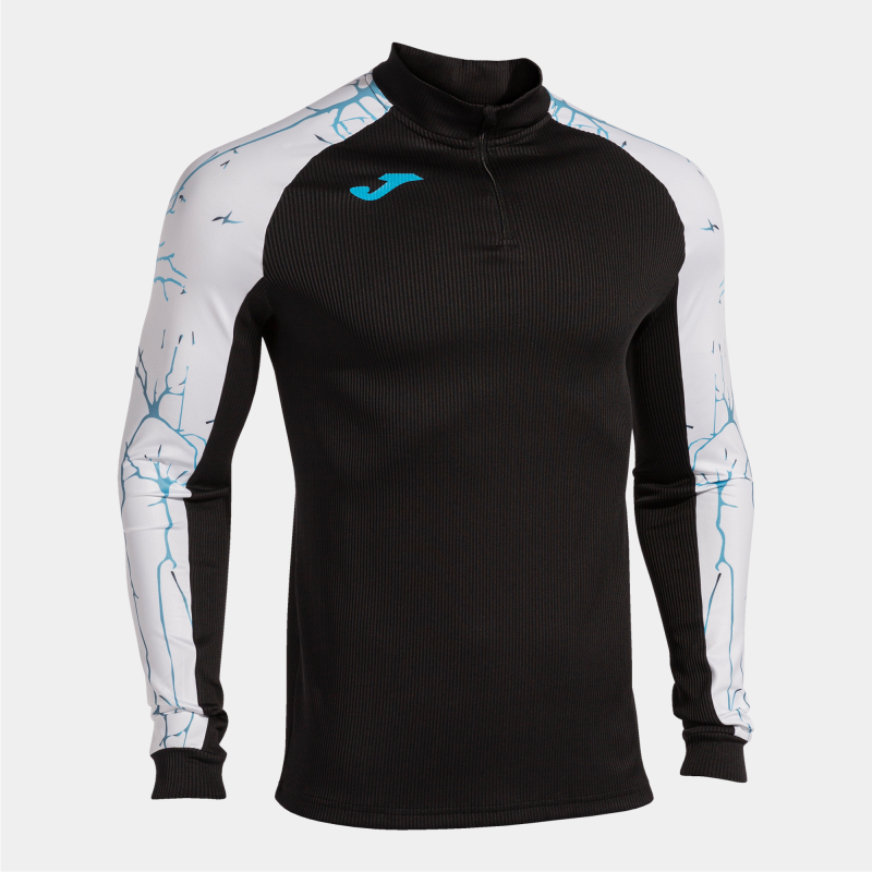 JOMA ELITE IX SWEATSHIRT WHITE BLACK BLUEBIRD