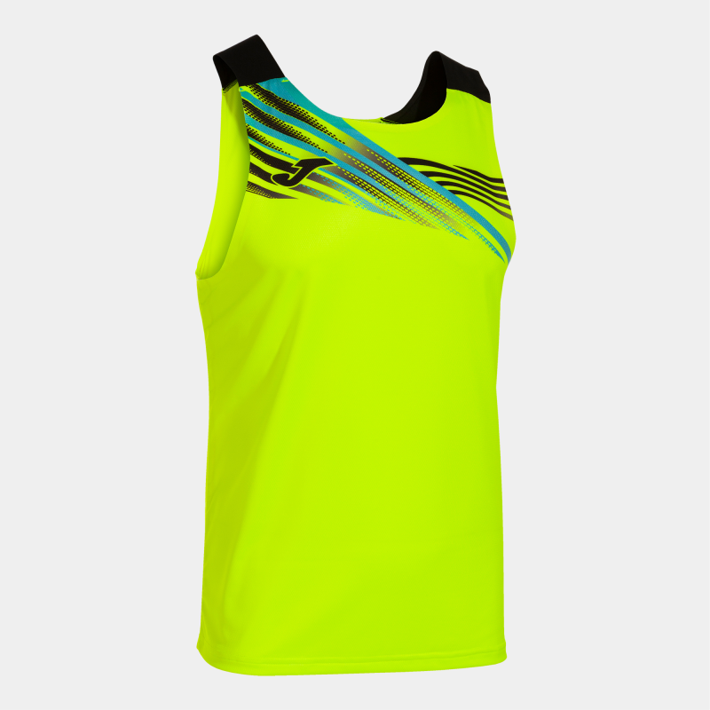 JOMA ELITE X SLEEVELESS SHIRT YELLOW FLUOR BLACK
