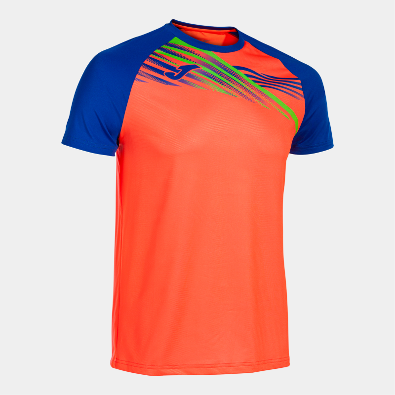 JOMA ELITE X T-SHIRT DARK ORANGE FLUOR DARK ROYAL
