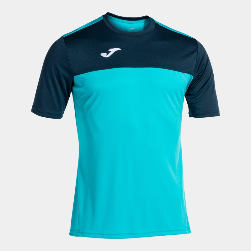 JOMA WINNER SS JERSEY TURQUOISE FLUOR/DARK NAVY