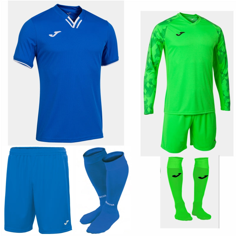 JOMA TOLETUM IV SS KIT BUNDLE ROYAL/WHITE